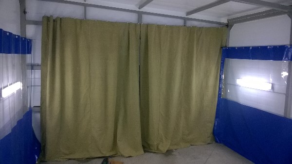 Полог из брезента
